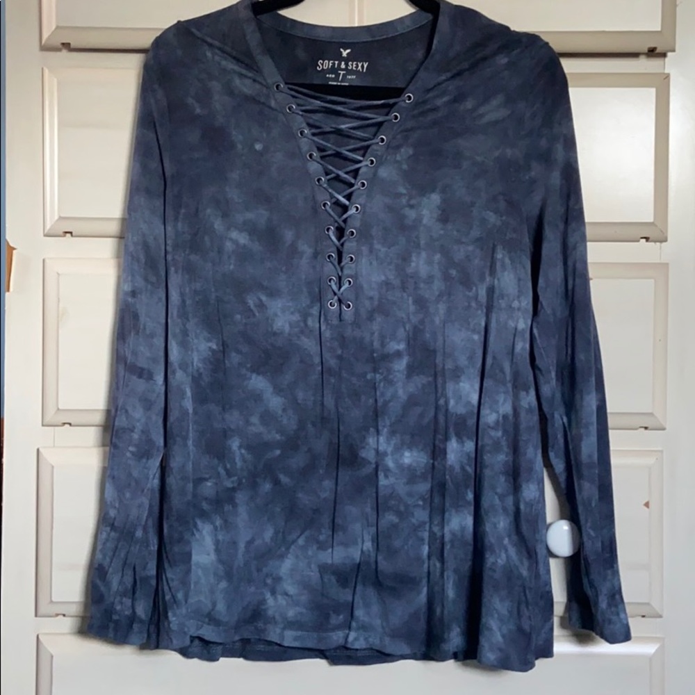 💠American Eagle Lace Up Long Sleeve💠